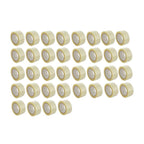 Clear Packing Tape 48mm x 100m for Carton Sealing 6 to 48 Rolls - 48 Rolls