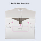 30PCS White Portable Cake Boxes Display Window Packing Case Party with Handle Birthday - 12 inch