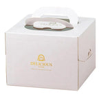 30PCS White Portable Cake Boxes Display Window Packing Case Party with Handle Birthday - 12 inch
