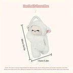 Car Tissue Box Multifunctional Hanging Drawer Box Cartoon Plush Sheep Design