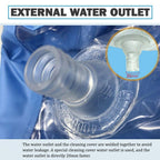 Waterproof Air Conditioner Cleaning Cover for Wall Mounted Units 1 to 1.5P