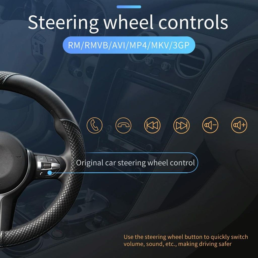 7 Inch Hd Car Radio Receiver Mp5 Player Fm / Am / Rds / Bluetooth / Phone Link Remote Control