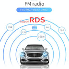 7 Inch Hd Car Radio Receiver Mp5 Player Fm / Am / Rds / Bluetooth / Phone Link Remote Control
