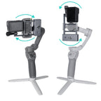 Aluminum Mount Plate Adapter for Dji Action / Gopro Hero9 / 8 Mobile 3 / Om4 Gimbal