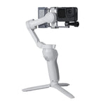 Aluminum Mount Plate Adapter for Dji Action / Gopro Hero9 / 8 Mobile 3 / Om4 Gimbal