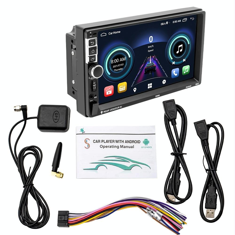 7 Inch Car Android Player Gps Navigation Bluetooth Fm Radio Carplay Mirror Link Wifi Steering Wheel Control