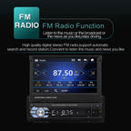 7 Inch Car Mp5 Player - Bluetooth Hands-Free Reverse