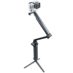 Extendable Monopod Tripod for Action Cameras - 3 Way Multi Function