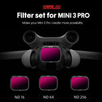 3-in-1 Lens Filter for Dji Mini 3 Pro - Nd16 Nd64 Nd256