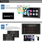 9 Inch Android Wifi Car Navigation Reversing Video Player - 2 + 32G