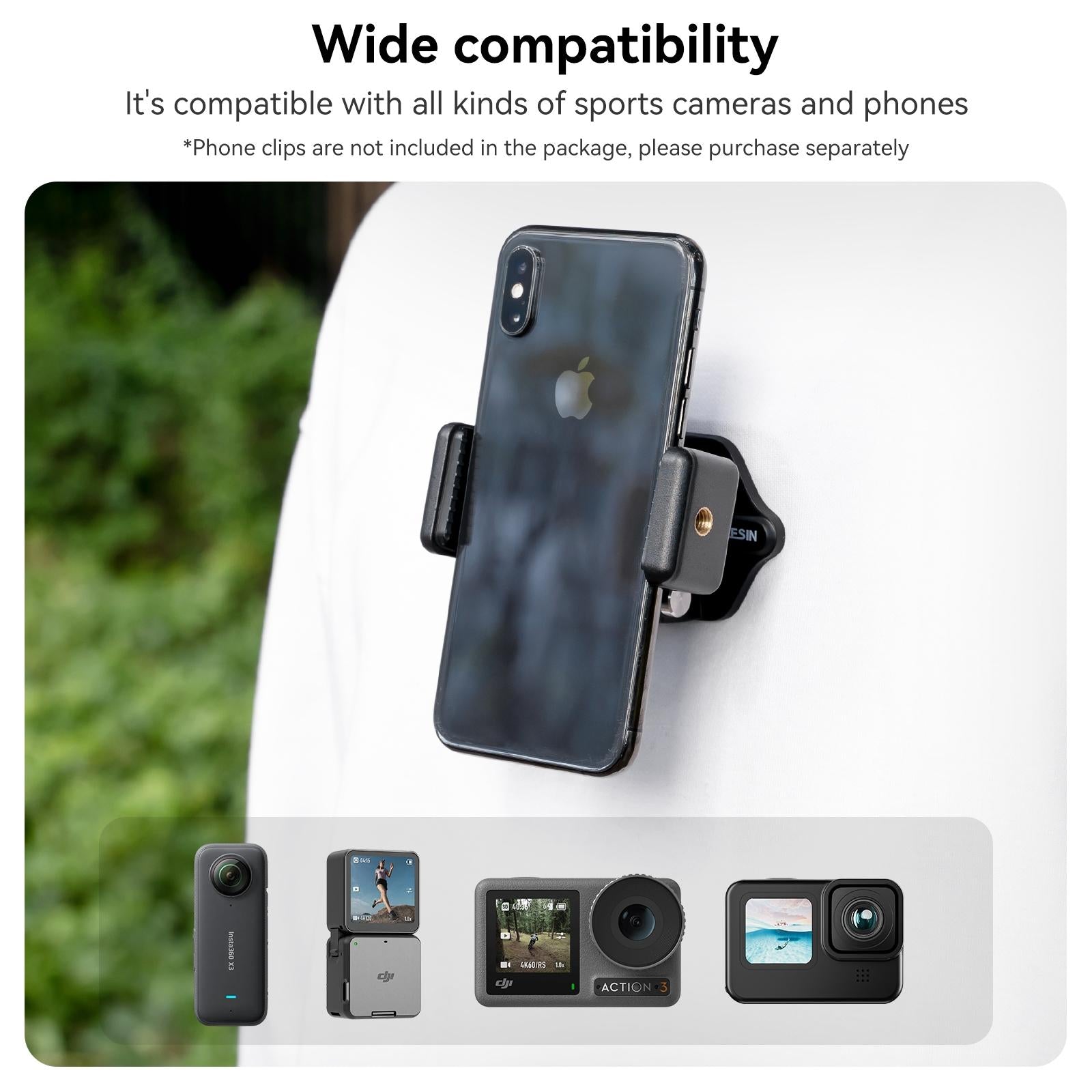 Quick Release Magnetic Camera Mount - Compact