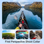 Magnetic Halter Bracket for Action Cameras - Compatible with Gopro Hero11 / Hero9 / Dji Action 3 Standard - Te Hnb 001