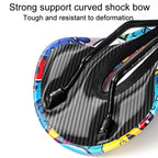 Carbon Fiber Mountain Bike Saddle Camo Style - Explosion