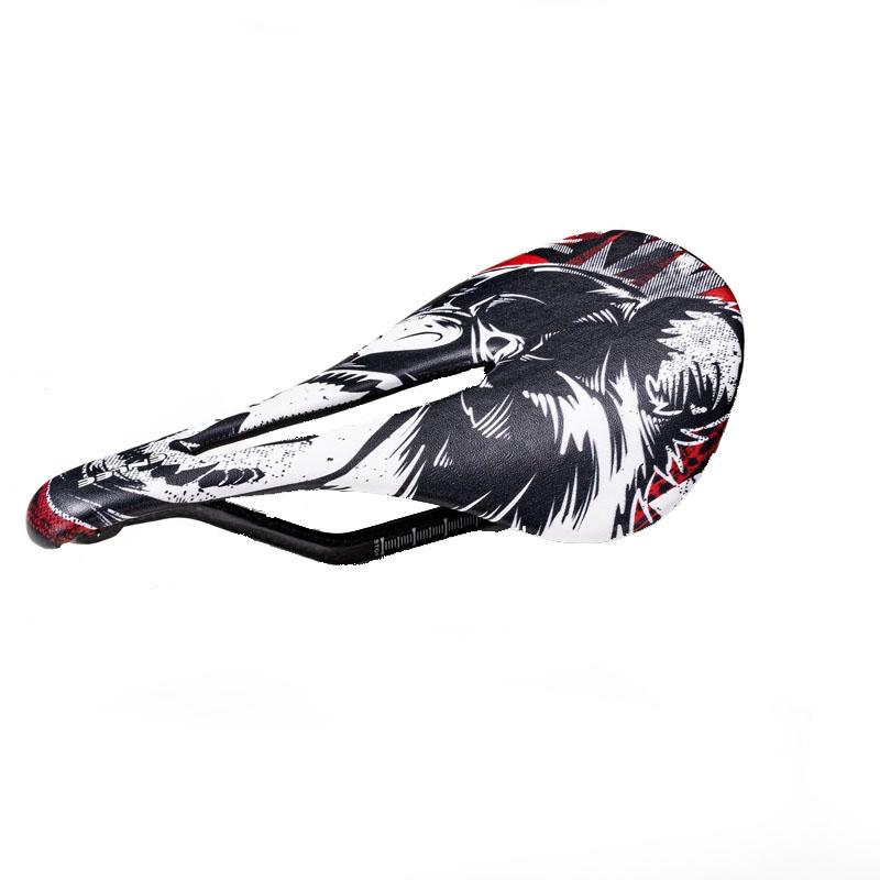 Carbon Fiber Mountain Bike Saddle Camo Style - Explosion