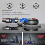 Electric Vacuum Cleaner with Integrated Mopping Head and Water Tank - Includes 6 Rag Pieces - For Dyson V7 V8 V10 V11