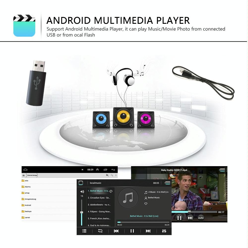 7 Inch Android Car Navigation Player With Wireless Carplay - 2 + 32G