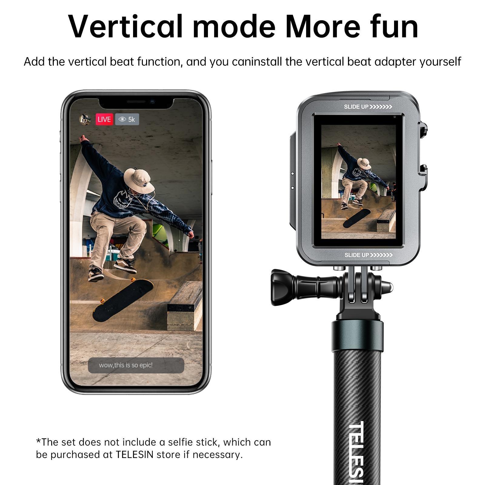 Lightweight Aluminum Frame for Gopro Hero11