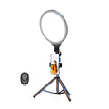 Full-screen 12.6 Selfie Ring Light Tripod Set - 210cm for Live Stream - 55Cm Bracket