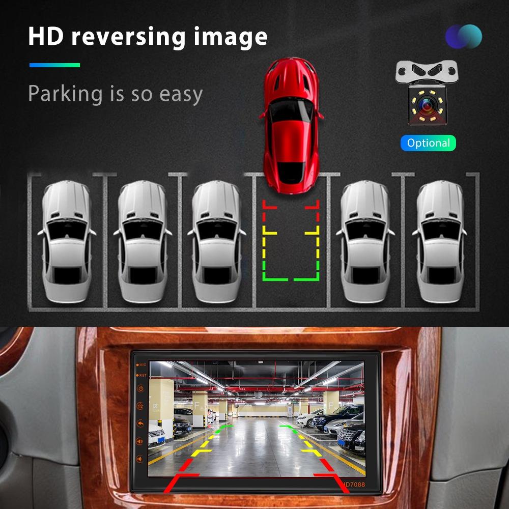 7 Inch Android Navigation Wifi Vehicle Central Control Screen - 2 + 16G