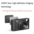 3.0 Hd Children's Digital Camera with 48mp and 3 Screen - Black