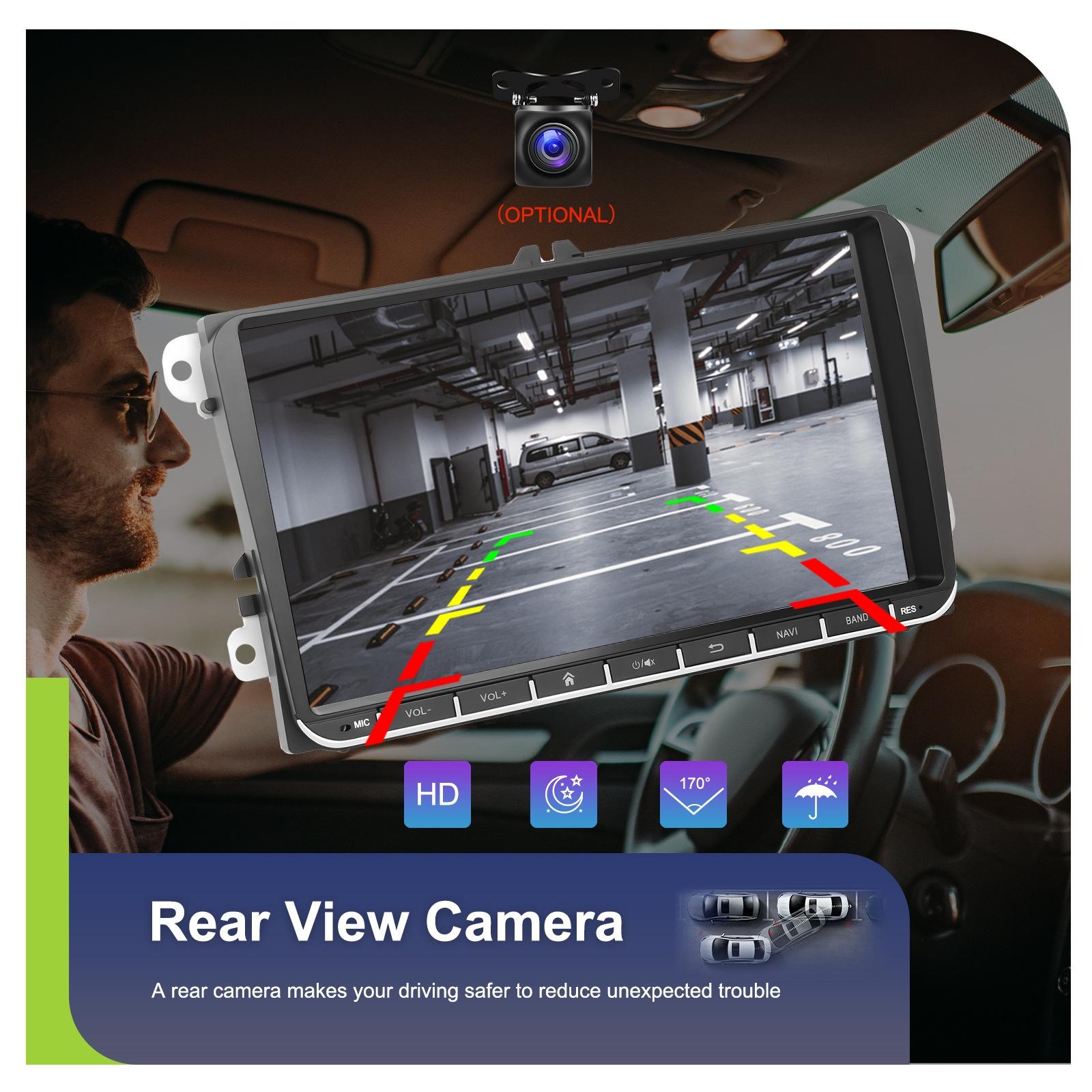 Android 13 Multimedia Player For Vw - 4 + 64G - 9-Inch