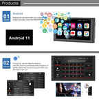 10 Inch Android Wifi Car Navigation Reversing Video Player - 2 + 32G
