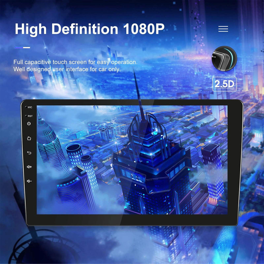 10 Inch Car Android Navigation Screen With Carplay - 2 + 64G