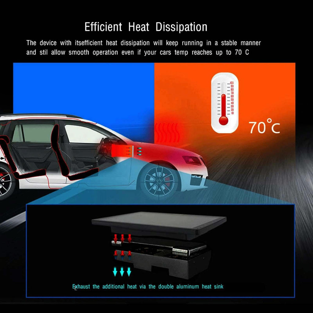 10 Inch Car Android Navigation Screen With Carplay - 2 + 64G