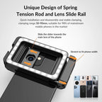 Universal Phone Clip with Multifunctional Fill Light - 1 / 4 & M17 M37 Thread Interface