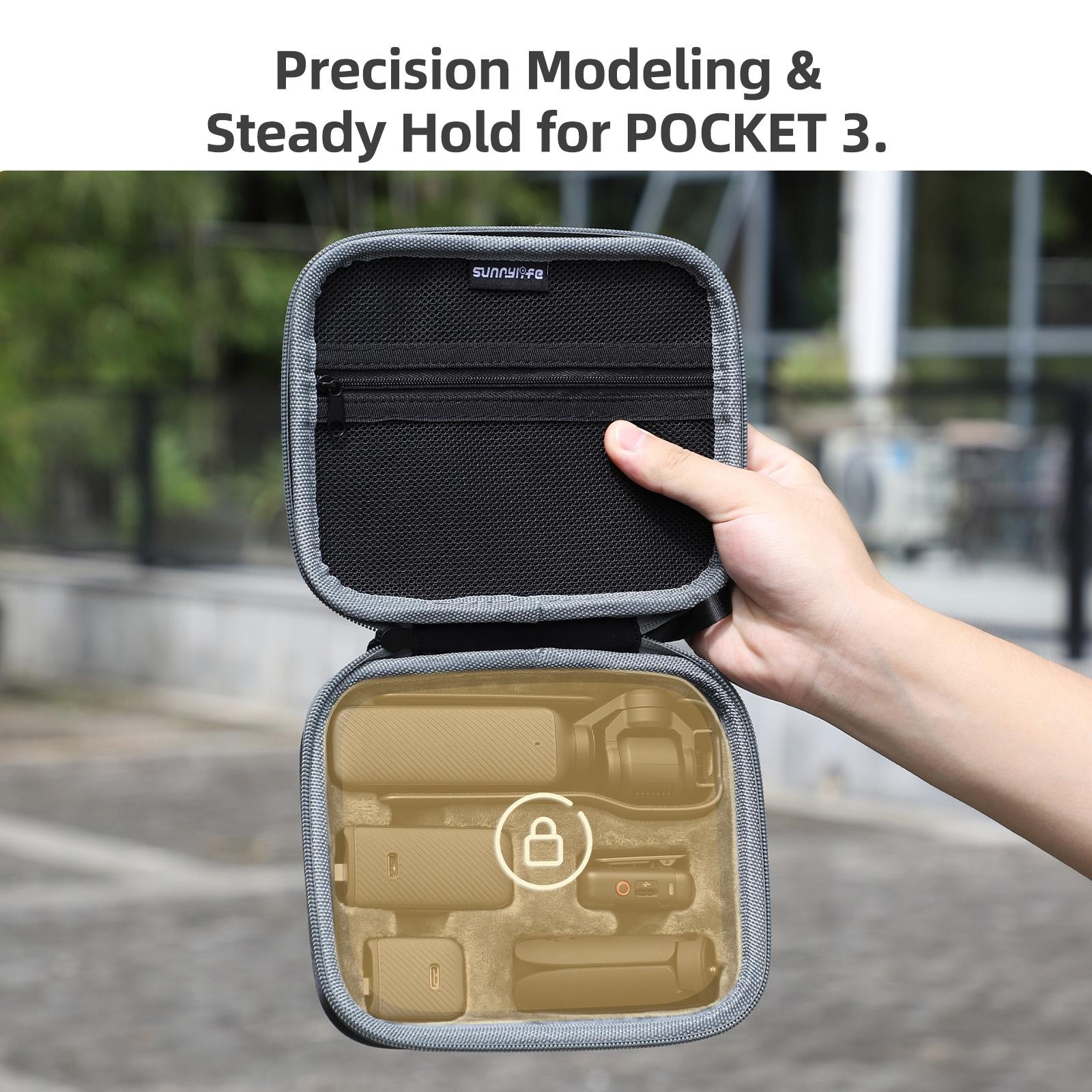 Portable Storage Case for Dji Pocket 3 - Complete Protection for Travel - Full Set Bag