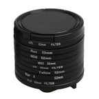 52mm Lens Filter Set for Gopro Hero5 Action Camera - Cpl Uv Nd8 Nd2 Star 8 Fld