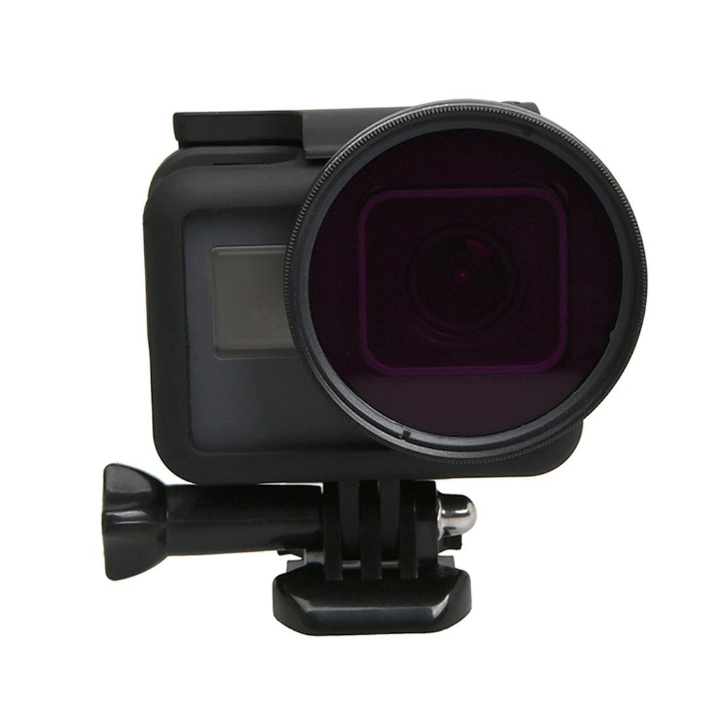 52mm Lens Filter Set for Gopro Hero5 Action Camera - Cpl Uv Nd8 Nd2 Star 8 Fld