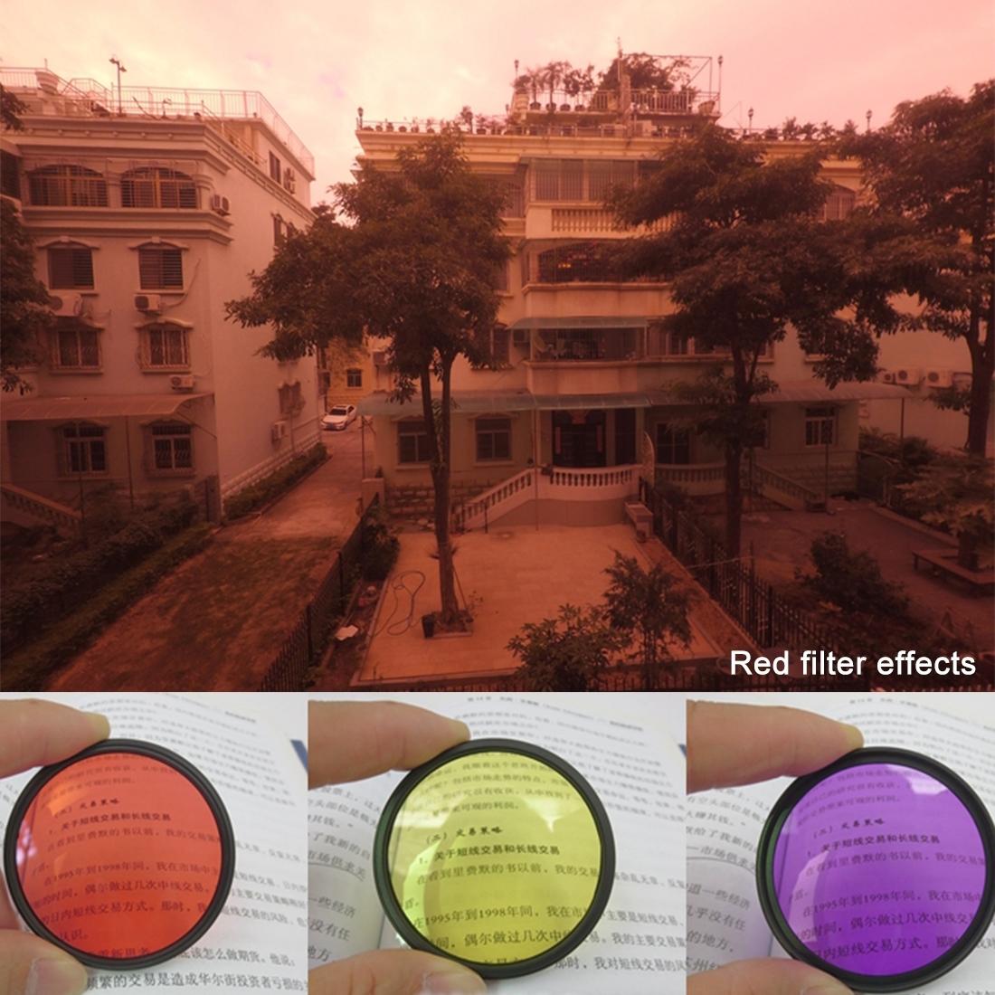 52mm Lens Filter Set for Gopro Hero5 Action Camera - Cpl Uv Nd8 Nd2 Star 8 Fld