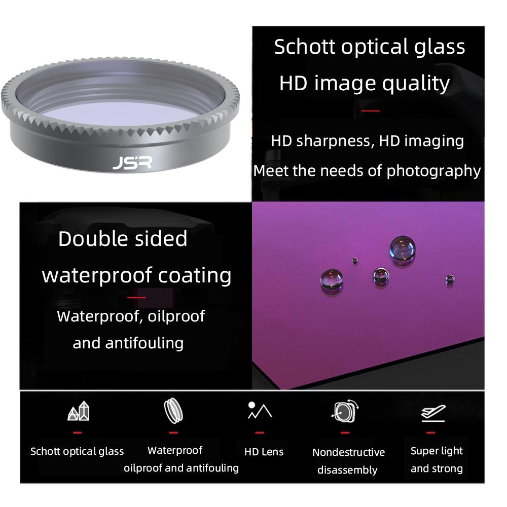 3-in-1 Cpl Nd8 Nd16 Lens Filter for Insta360 Go 2 / 3 Series Cameras - For Insta360 Go 2 / Go 3 6 In 1 Star Cpl Nd4 Nd8 Nd16 Nd32