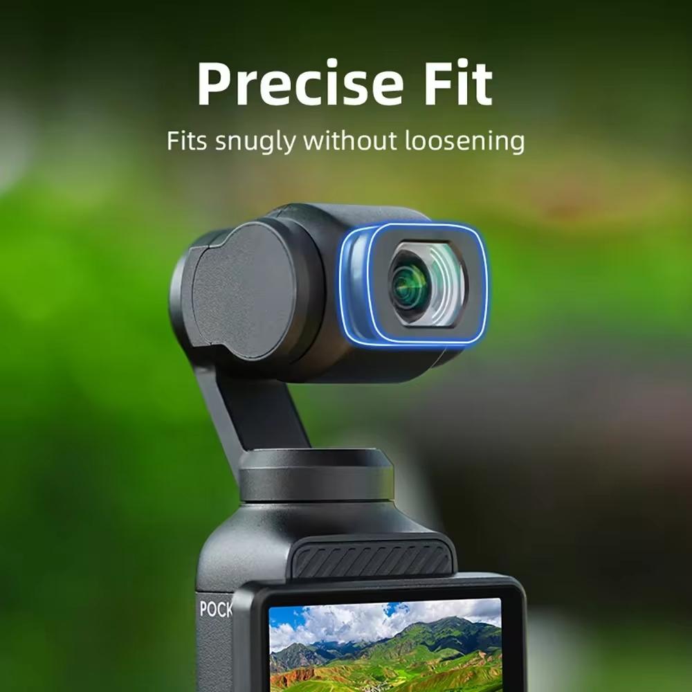 3 Magnetic Wide Angle Lens For Dji Osmo Pocket 112Â° Fov