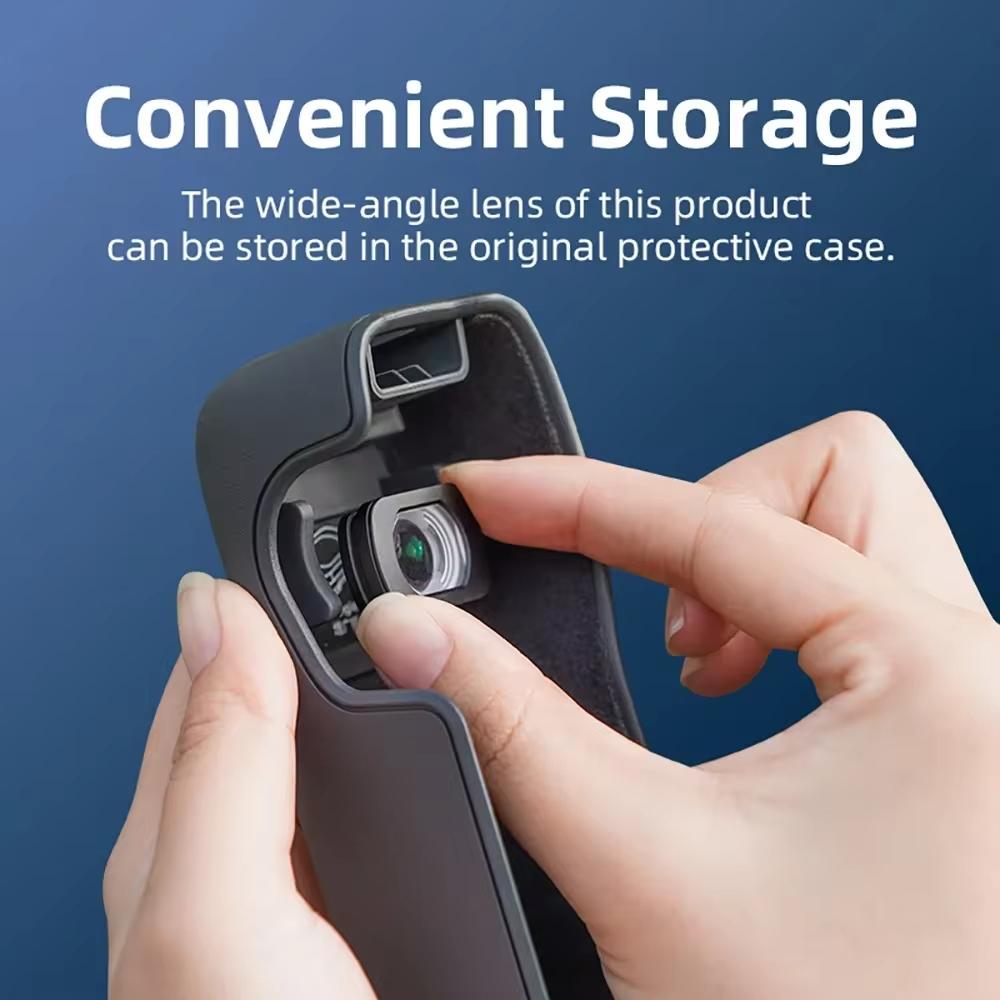 3 Magnetic Wide Angle Lens For Dji Osmo Pocket 112Â° Fov