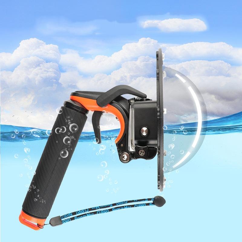 Underwater Camera Dome Port with Shutter Trigger Lens