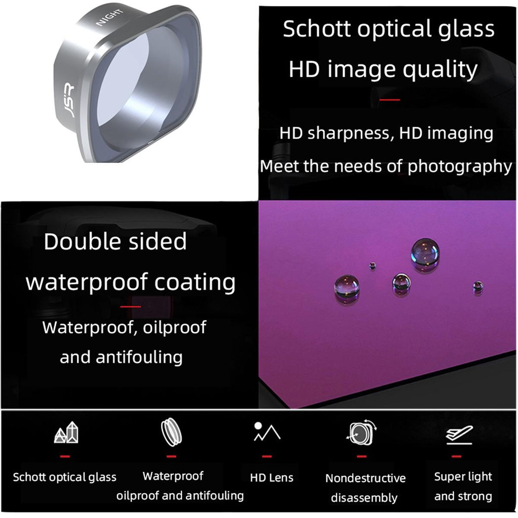 Aluminum Alloy Light Pollution Filter for Dji Fpv