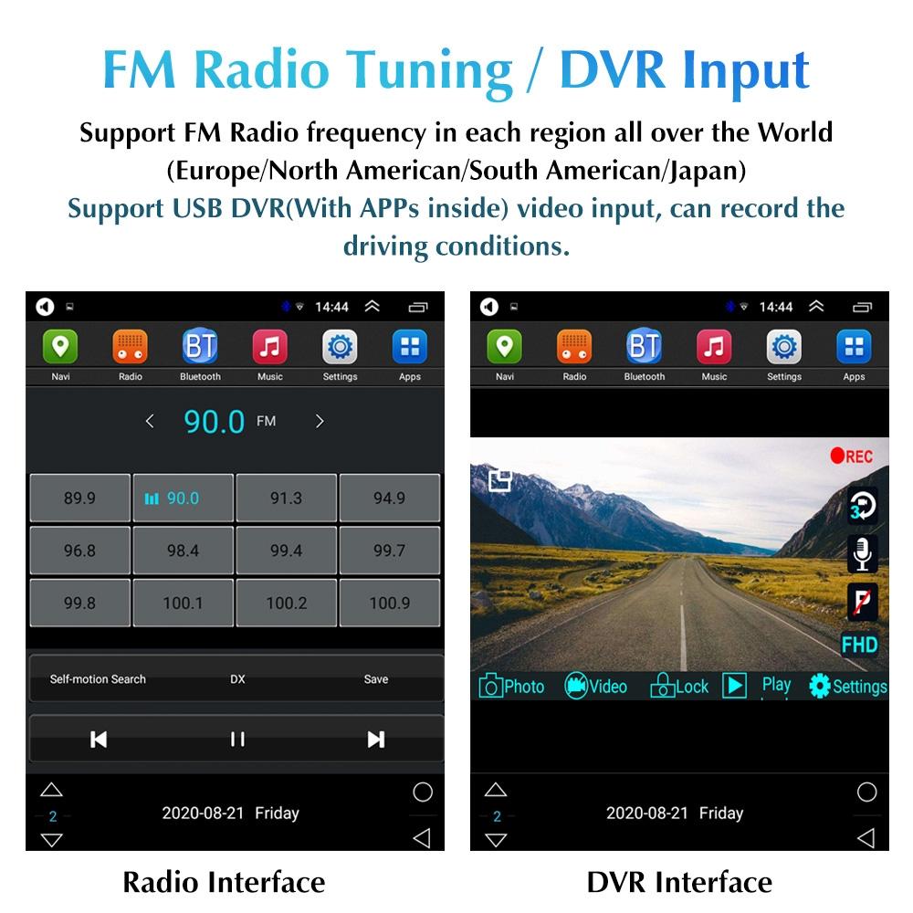 9.7 Inch Vertical Screen Car Android Mp5 Player - Phone Link Gps Fm Steering Wheel Control