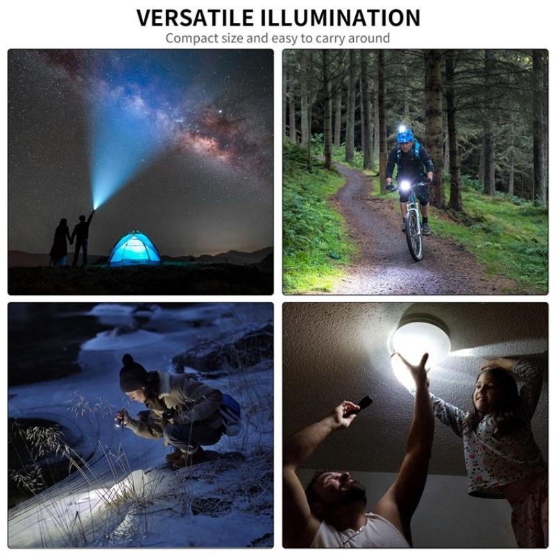 Motorcycle Helmet Camera with Flashlight and Compass - Hd Sports Video Recorder