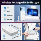 V17 Live Broadcast Magnetic Phone Photography Lamp with Rgb Led Fill Light