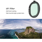 4-in-1 Round Lens Filter for Gopro Hero8 - Uv Cpl Nd4 Nd8