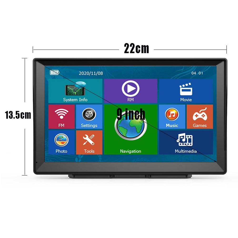 8 Inch Car Gps Navigator - 9 Screen Bluetooth Africa Map - Europe Map