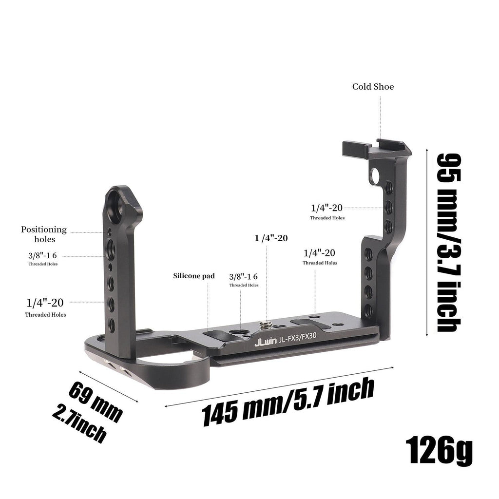 Camera Protection Cage Stabilizer Rig - Rabbit Cage for For Sony Fx30 / Fx3 - Only Rabbit Cage
