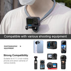 Flexible Neck Mount for Pov Viewing with Strap - With J-Hook Buckle