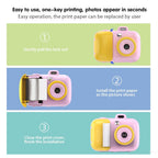 Smart Kids Thermal Camera With Printing Paper - 2.4 - Blue Focus - 503J Blue Fixed Focus