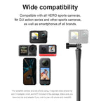 Versatile Octopus Tripod for Action Camera and Phone - Flexible Mount - With Phone Clip Kit