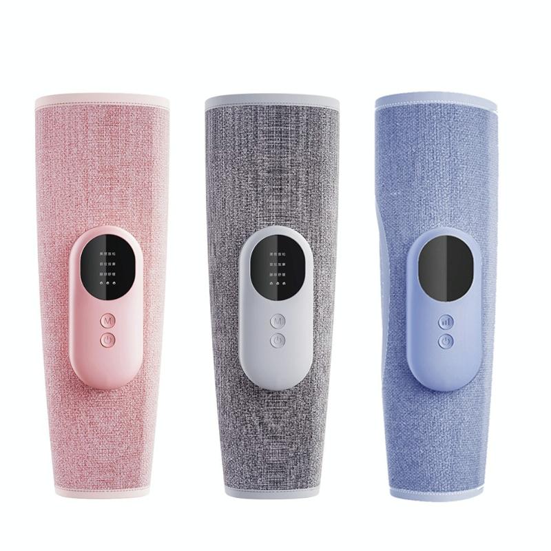 Wireless Leg Massager Pink Hot Compress + Air Pressure + Vibration