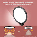 Full-screen Selfie Ring Light Tripod Set for Live Stream - 210cm Height - 55Cm Bracket With Remote Control