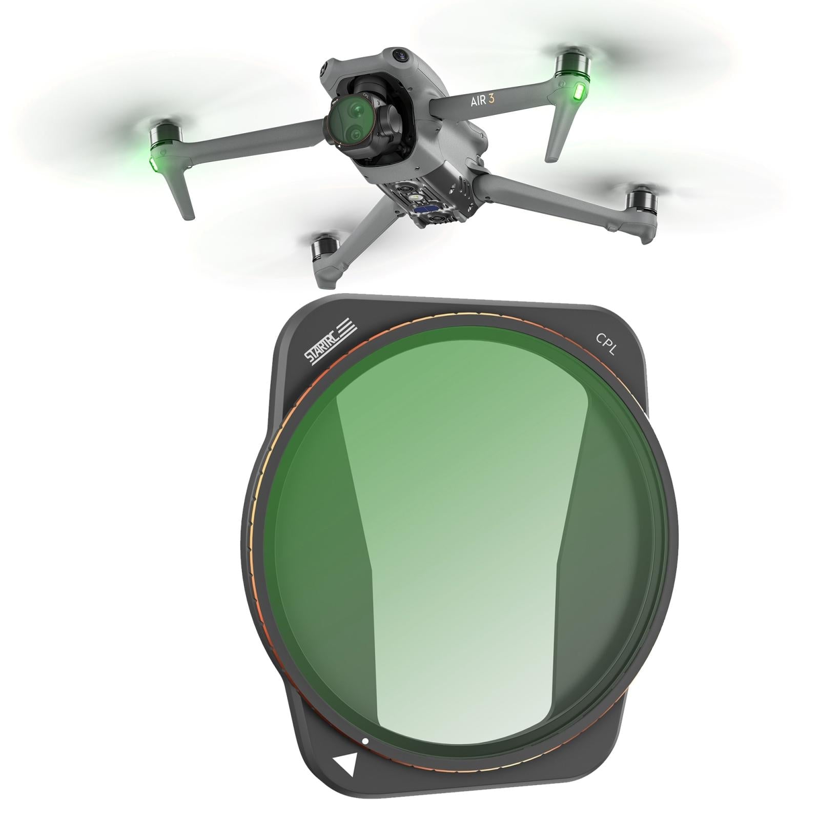 Versatile 4-in-1 Lens Filter for Dji Air 3 Drone - For Dji Air 3 4 In 1 Nd8/16/32/64